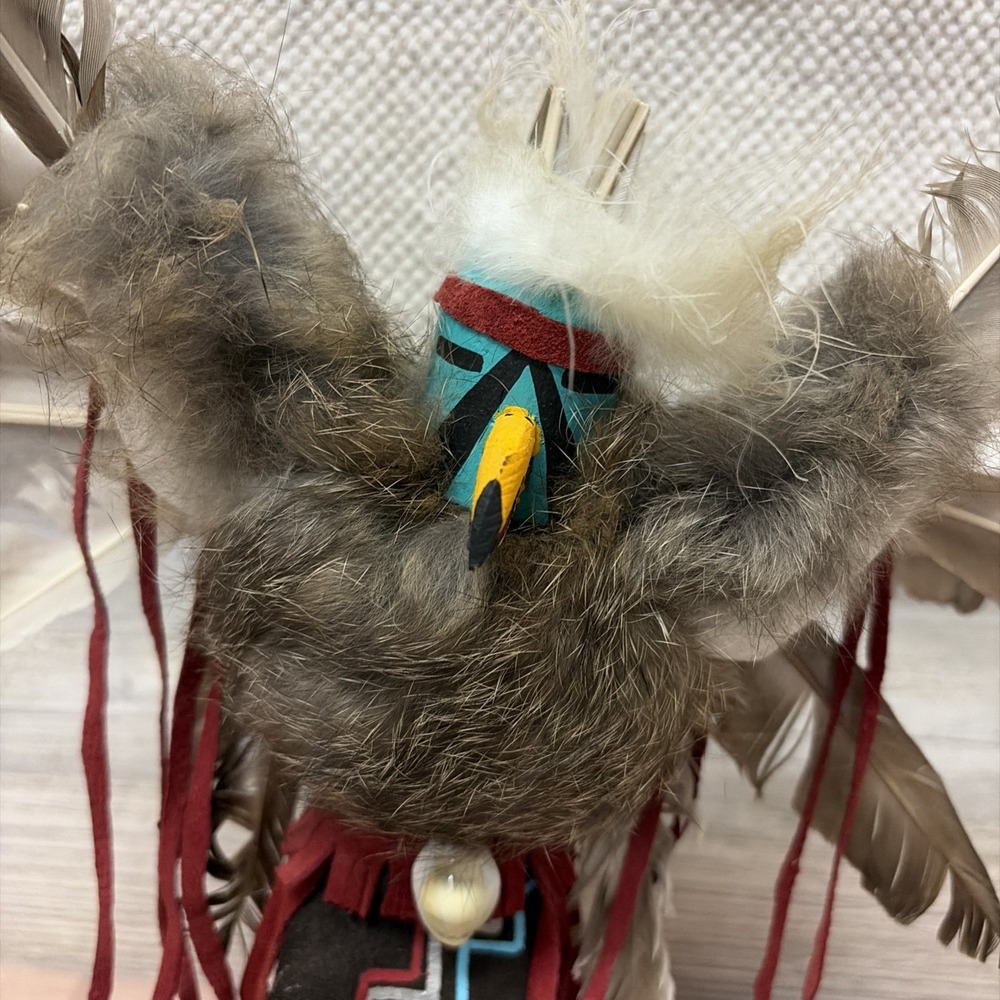 Vintage Kachina "Eagle Dancer" Doll Native American Signed (C8) - Picture 2 of 10